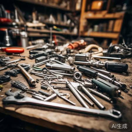 准备螺丝刀、扳手和细绳