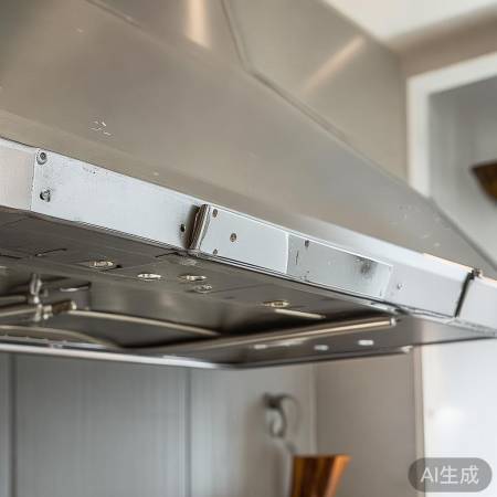 定期清洁，防止油烟机卡扣松