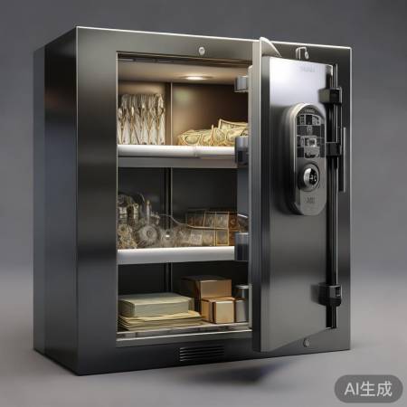 保险柜内部宽敞，隔层可调