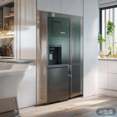 海尔冰箱玻璃面板，厨房小清新升