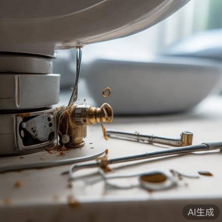 马桶流水，检查滤网堵塞