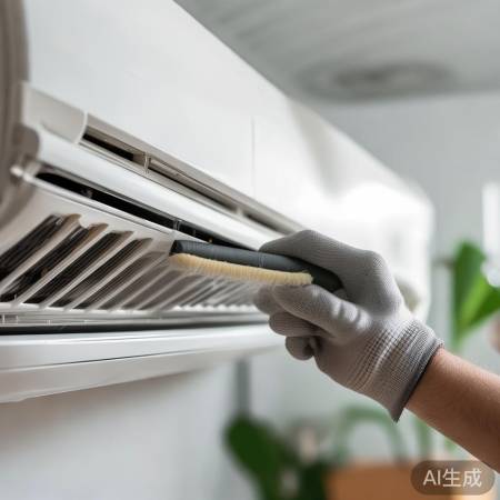 空调保养防尘垢