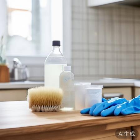 清洁工具:刷子、白醋、小苏打