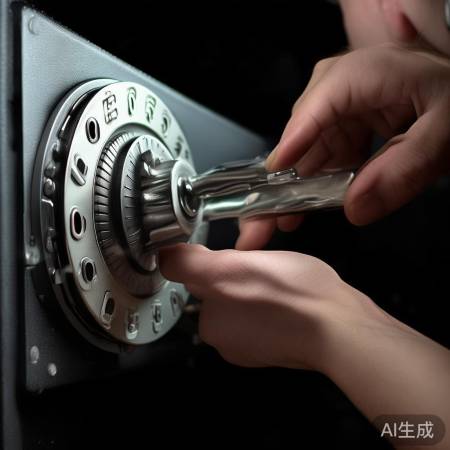 保险柜转盘解锁
