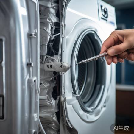 卸下洗衣机后板,主角勿损