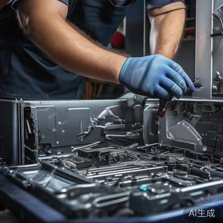 洗衣机组装完成