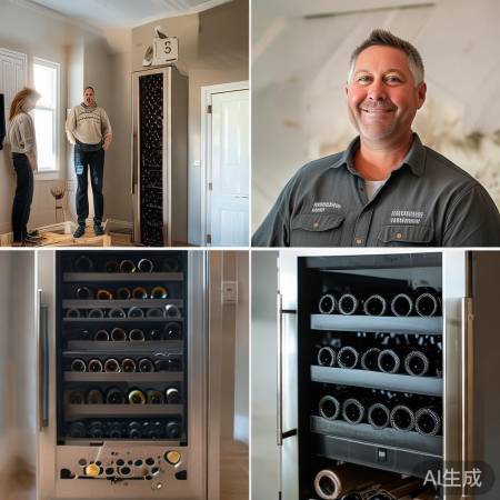 红酒柜安装完成,简单易学