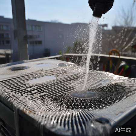 散热完毕,盖盖防尘,再冲洗。