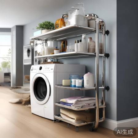 洗衣机置物架，生活更有序