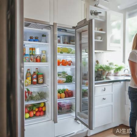 冰箱食物分层摆放