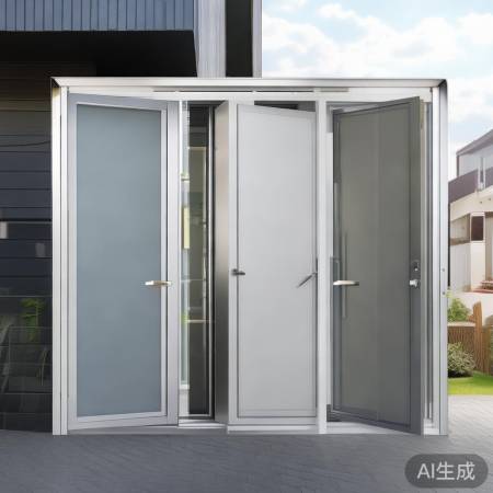 防盗门材质多样，钢质实惠，不锈