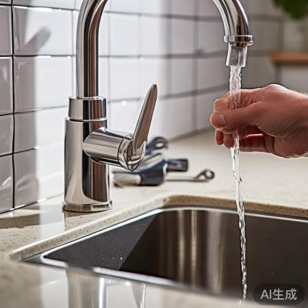 “重新安装冷水口，拧紧螺丝”