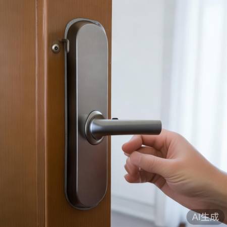 检查指纹锁松动