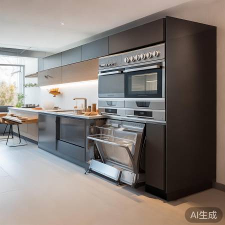 多功能集成灶，省空间易操作