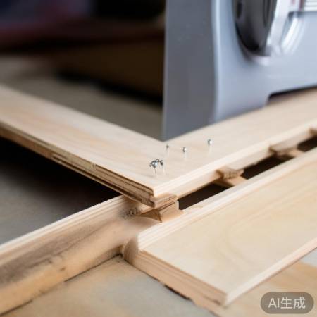 固定木板变蹲式底座