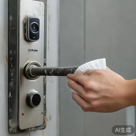 指纹锁/人脸识别清洁法