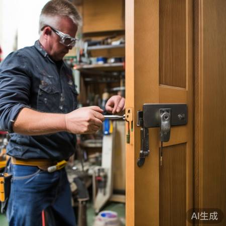 拆锁步骤：小心拧螺丝