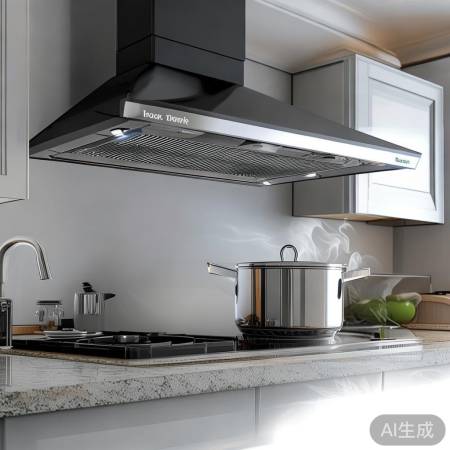 “方太油烟机，吸力强，低噪音”