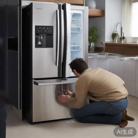 冰箱噪音大,检查底座与零件