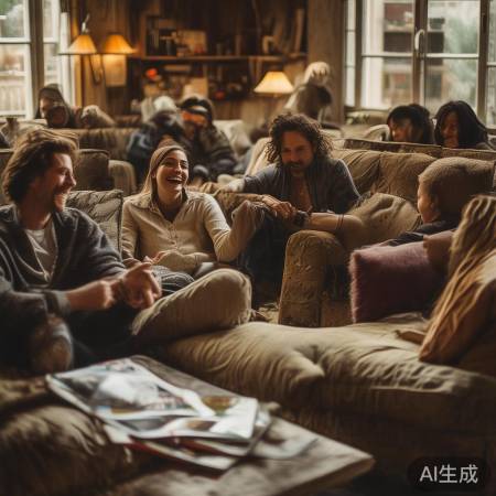 周末沙发聊天,自然生活