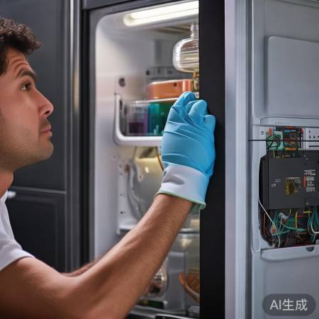检查冰箱电路，排除故障