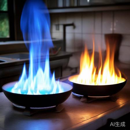 燃气灶火焰颜色与用途