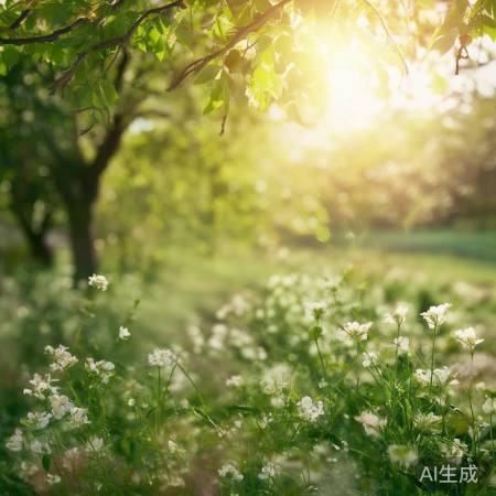 早春阳光，万物复苏
